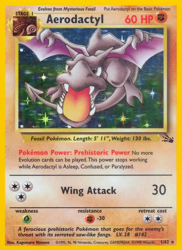 Aerodactyl (1/62)  - Fossil