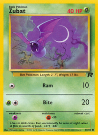 Zubat (70/82)  - Team Rocket Unlimited