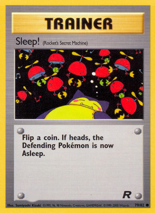 Sleep! (Rocket's Secret Machine) (79/82)  - Team Rocket Unlimited