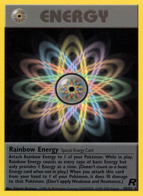 Rainbow Energy (80/82)  - Team Rocket Unlimited
