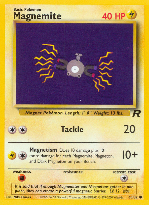 Magnemite (60/82)  - Team Rocket Unlimited