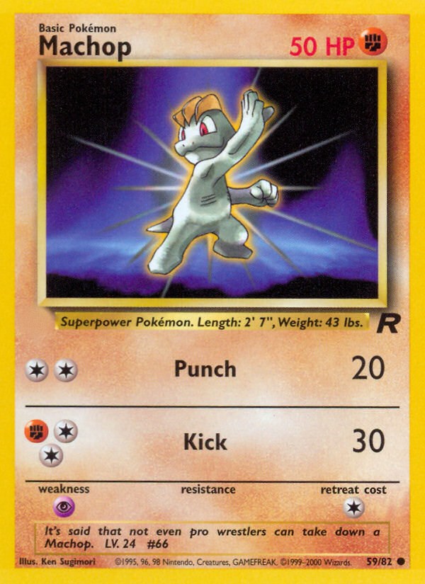 Machop (59/82)  - Team Rocket Unlimited