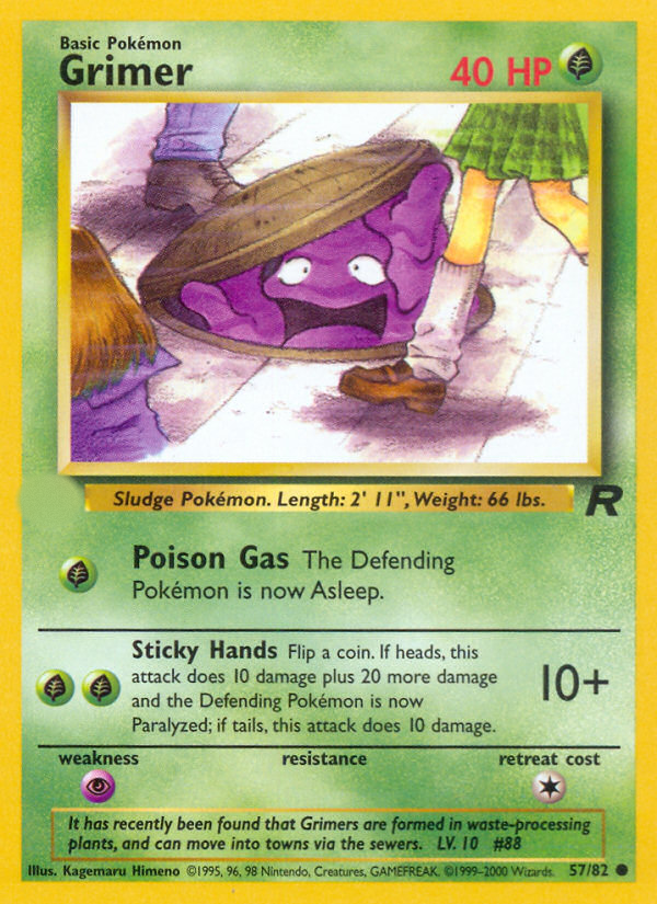 Grimer (57/82)  - Team Rocket Unlimited