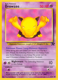 Drowzee (54/82)  - Team Rocket Unlimited