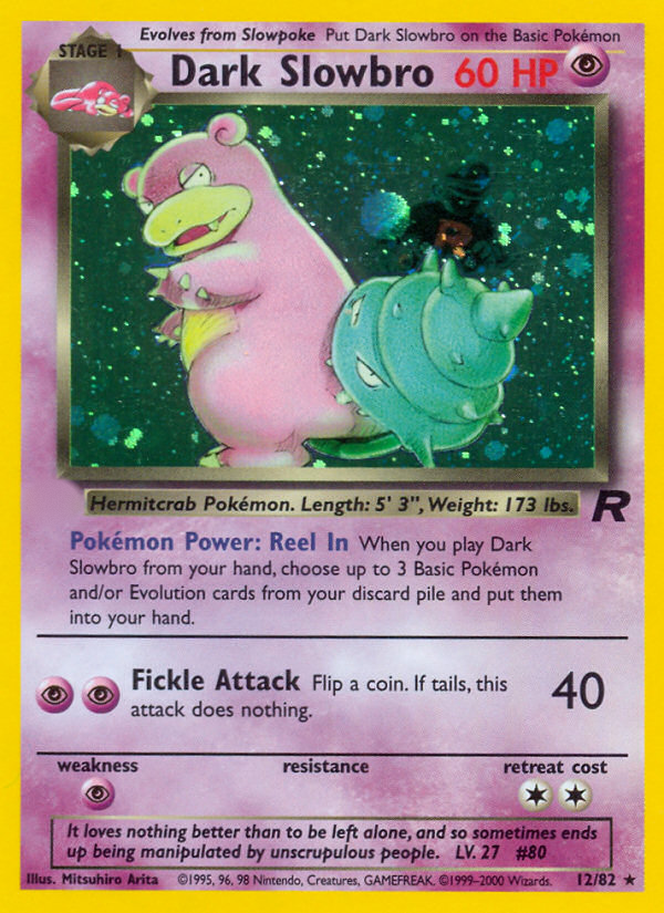 Dark Slowbro (12/82)  - Team Rocket