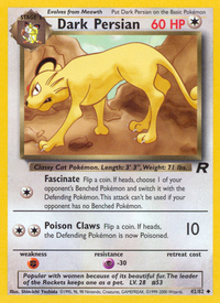 Dark Persian (42/82)  - Team Rocket Unlimited