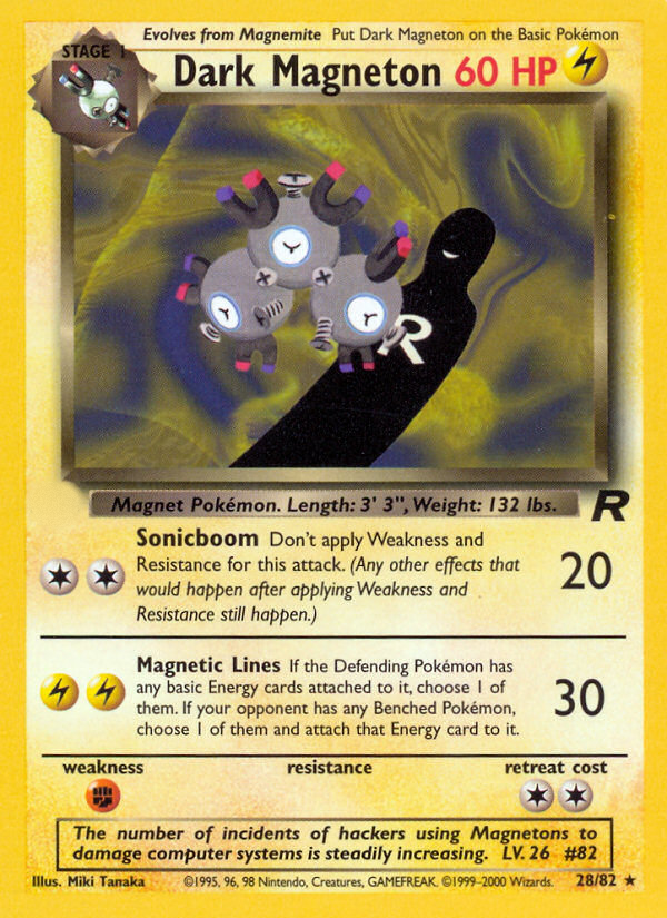 Dark Magneton (28/82)  - Team Rocket Unlimited