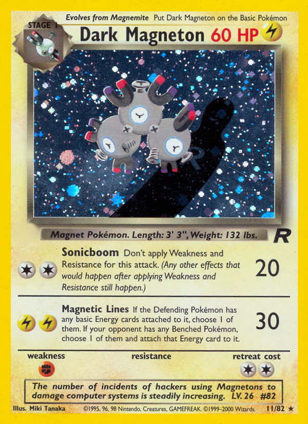 Dark Magneton (11/82)  - Team Rocket