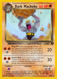 Dark Machoke (40/82)  - Team Rocket Unlimited