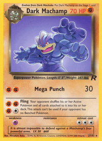 Dark Machamp (27/82)  - Team Rocket Unlimited