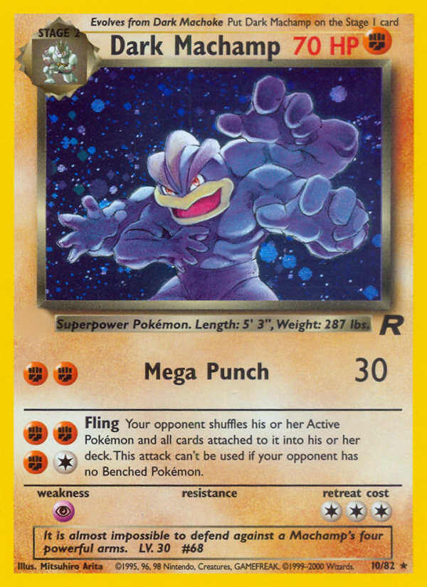 Dark Machamp (10/82)  - Team Rocket