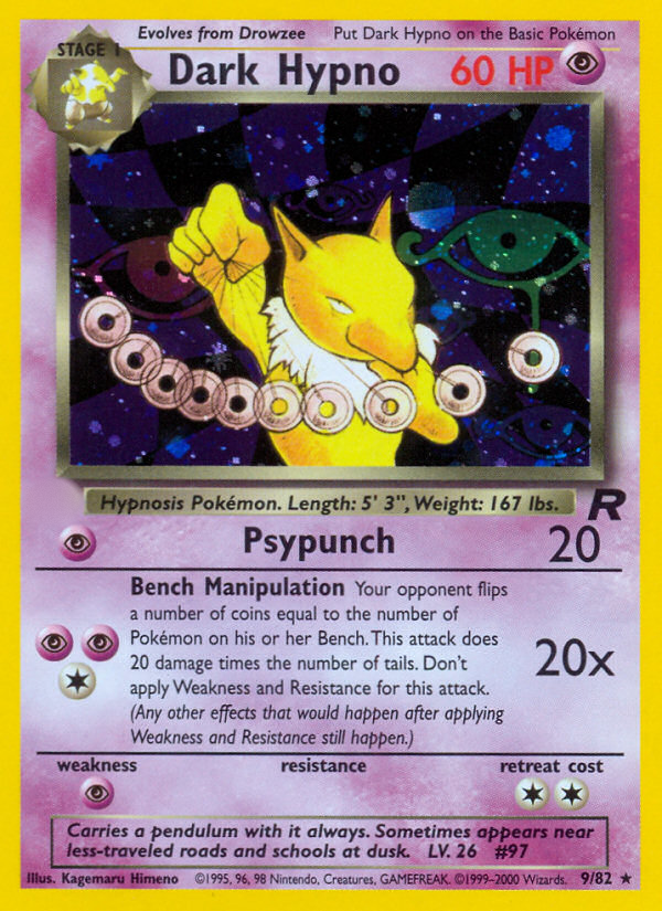 Dark Hypno (9/82)  - Team Rocket
