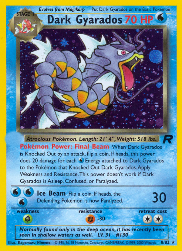 Dark Gyarados (8/82)  - Team Rocket