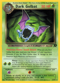 Dark Golbat (24/82)  - Team Rocket Unlimited