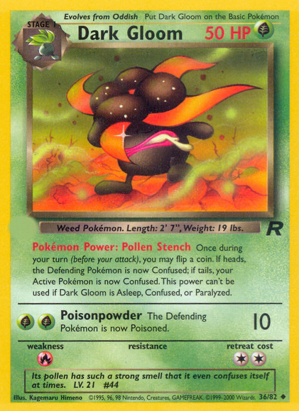 Dark Gloom (36/82)  - Team Rocket Unlimited
