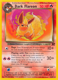 Dark Flareon (35/82)  - Team Rocket Unlimited