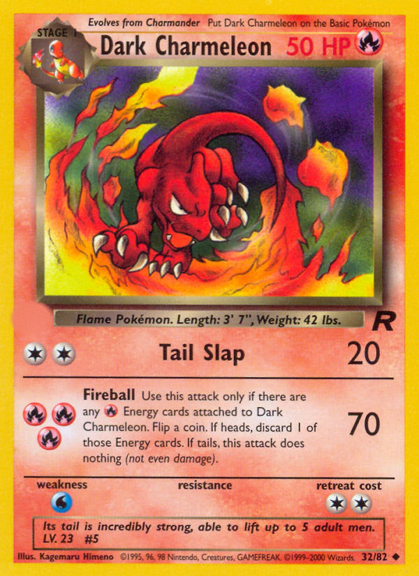 Dark Charmeleon (32/82)  - Team Rocket Unlimited