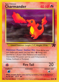 Charmander (50/82)  - Team Rocket Unlimited
