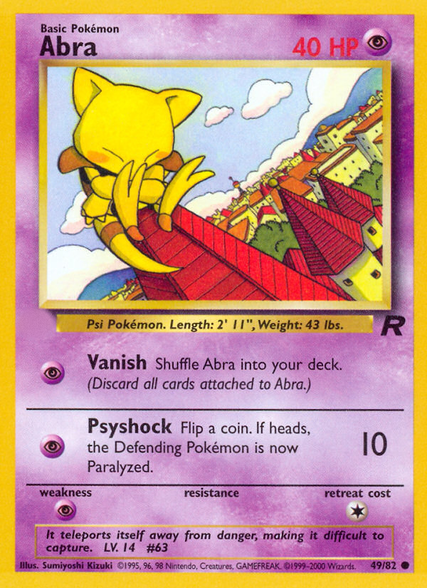 Abra (49/82)  - Team Rocket Unlimited