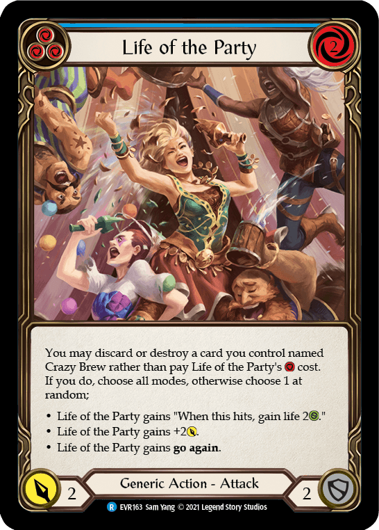 Life of the Party (Blue) [EVR163] (Everfest) 1st Edition Normal - POKÉ JEUX