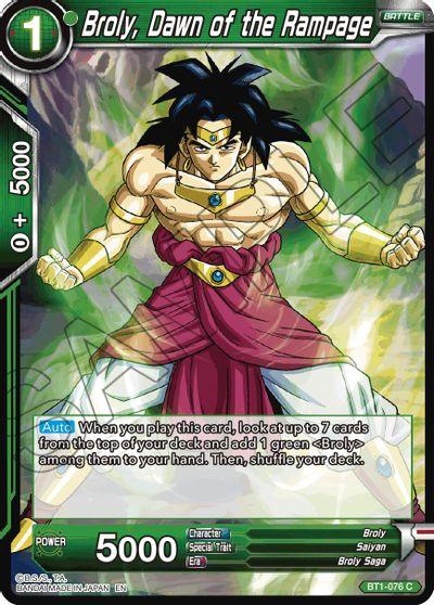 Broly, Dawn of the Rampage (Reprint) (BT1-076) [Battle Evolution Booster] - POKÉ JEUX