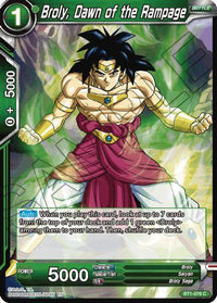 Broly, Dawn of the Rampage (Reprint) (BT1-076) [Battle Evolution Booster] - POKÉ JEUX