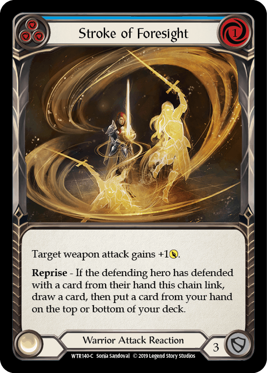 Stroke of Foresight (Blue) [WTR140-C] (Welcome to Rathe) Alpha Print Normal - POKÉ JEUX