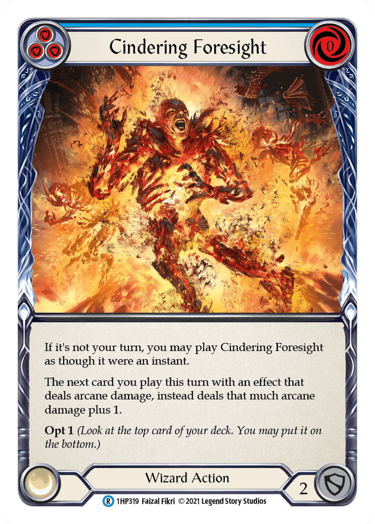 Cindering Foresight (Blue) [1HP319] (History Pack 1) - POKÉ JEUX