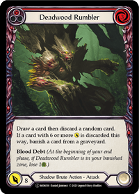 Deadwood Rumbler (Red) [U-MON138] (Monarch Unlimited) Unlimited Normal - POKÉ JEUX