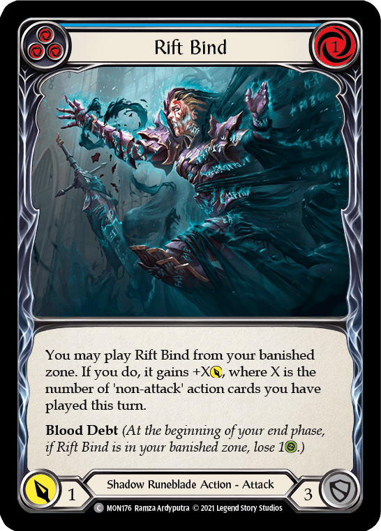 Rift Bind (Blue) [MON176] (Monarch) 1st Edition Normal - POKÉ JEUX