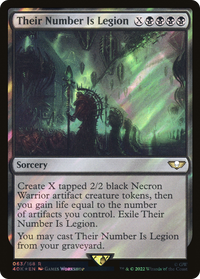 Their Number Is Legion (Surge Foil) [Warhammer 40,000]