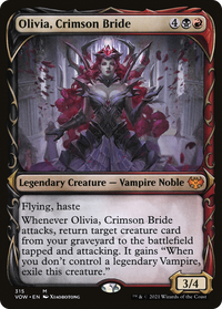 Olivia, Crimson Bride (Showcase Fang Frame) [Innistrad: Crimson Vow]