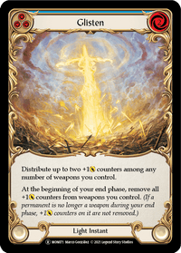 Glisten (Blue) [U-MON071-RF] (Monarch Unlimited) Unlimited Rainbow Foil - POKÉ JEUX