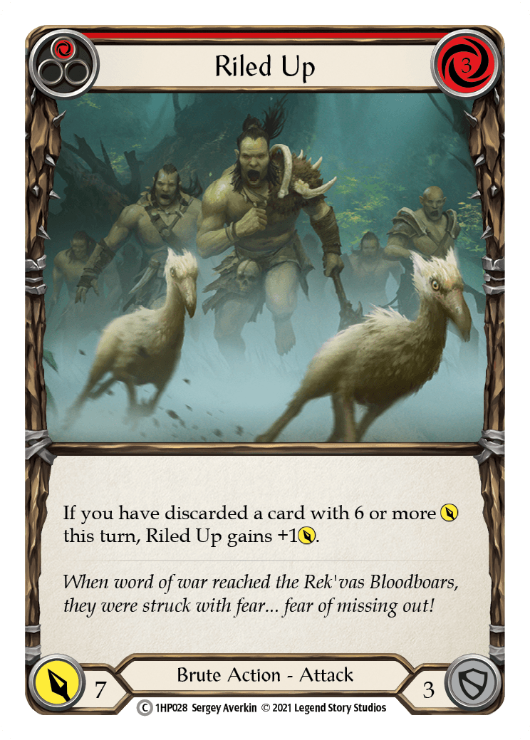 Riled Up (Red) [1HP028] (History Pack 1) - POKÉ JEUX