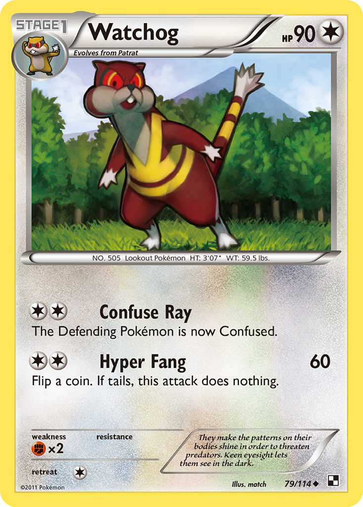 Watchog (2) - BW Trainer Kit Excadrill & Zoroark