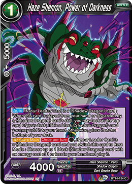 Haze Shenron, Power of Darkness (BT14-134) [Cross Spirits] - POKÉ JEUX
