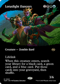 Lotuslight Dancers (Borderless) (TDM-363) - Tarkir: Dragonstorm