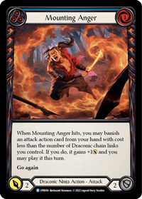 Mounting Anger (Blue) [UPR056] (Uprising) Rainbow Foil - POKÉ JEUX