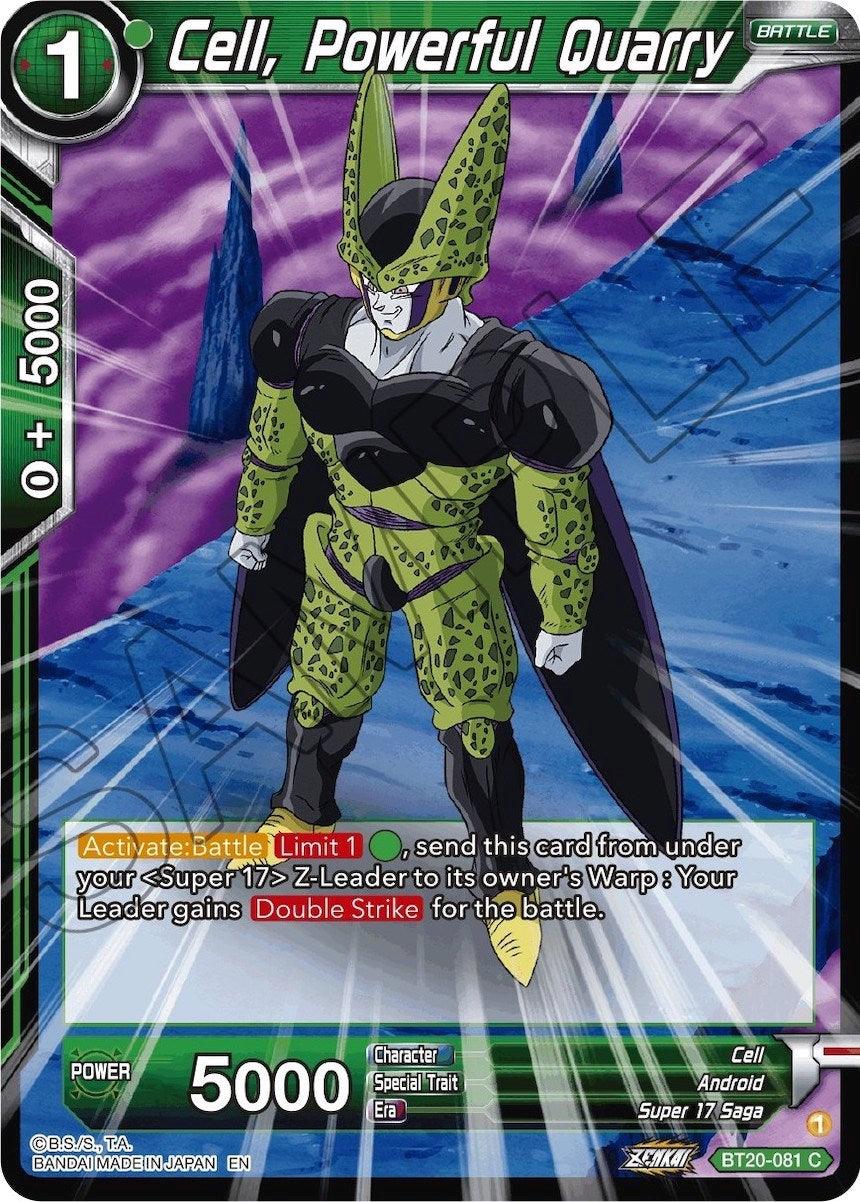 Cell, Powerful Quarry (BT20-081) [Power Absorbed] - POKÉ JEUX
