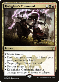 Kolaghan's Command [Dragons of Tarkir Prerelease Promos]