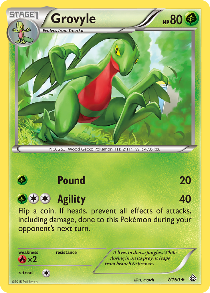 Grovyle (#) (18) - XY Trainer Kit Latias & Latios