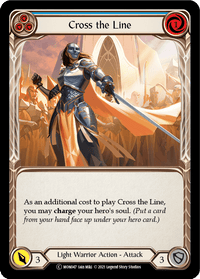 Cross the Line (Blue) [U-MON047] (Monarch Unlimited) Unlimited Normal - POKÉ JEUX