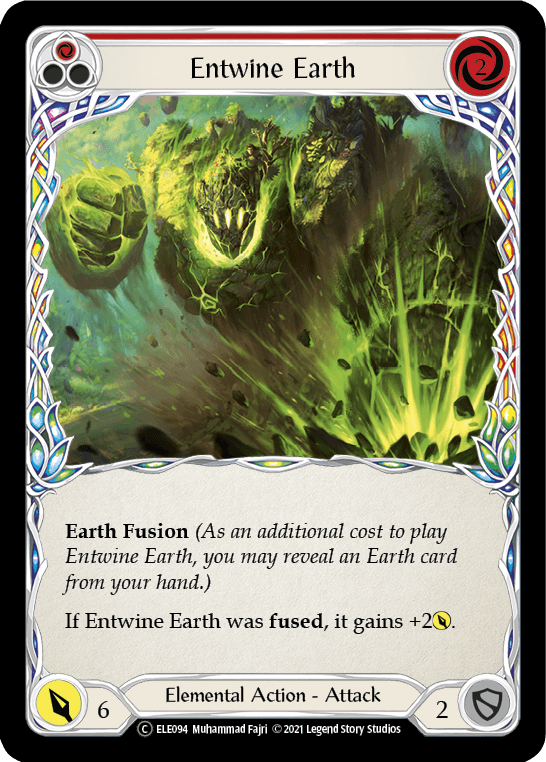 Entwine Earth (Red) [U-ELE094] (Tales of Aria Unlimited) Unlimited Rainbow Foil - POKÉ JEUX
