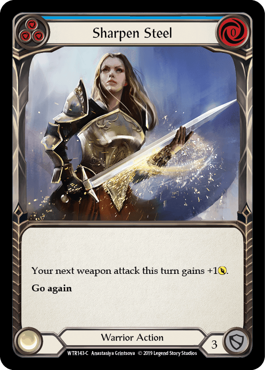 Sharpen Steel (Blue) [WTR143-C] (Welcome to Rathe) Alpha Print Normal - POKÉ JEUX