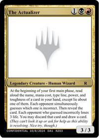 The Actualizer [Mystery Booster 2 Playtest Cards]