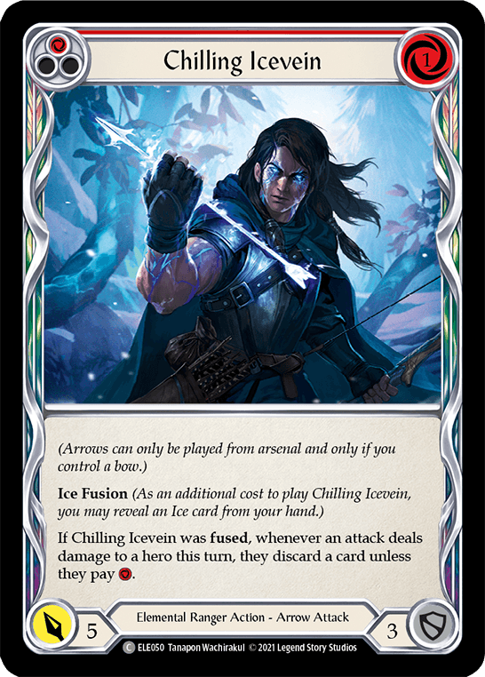 Chilling Icevein (Red) [ELE050] (Tales of Aria) 1st Edition Normal - POKÉ JEUX
