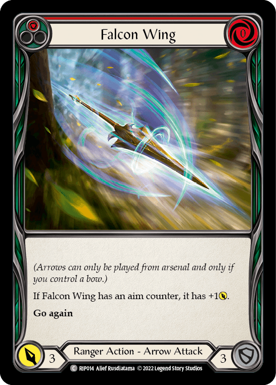 Falcon Wing (Red) [RIP014] (Outsiders Riptide Blitz Deck) - POKÉ JEUX