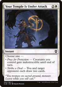 Your Temple Is Under Attack [Commander Legends: Battle for Baldur's Gate]