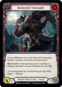 Boneyard Marauder (Red) [MON135] (Monarch) 1st Edition Normal - POKÉ JEUX