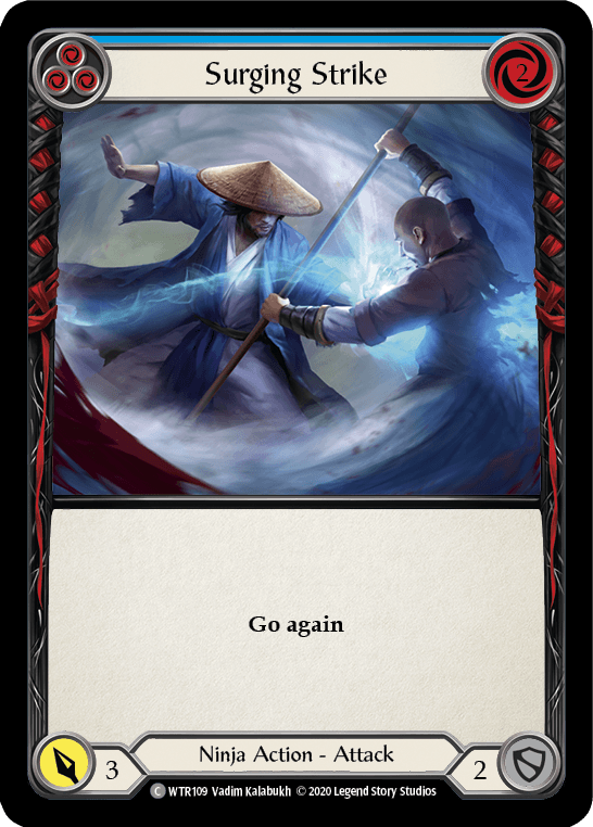 Surging Strike (Blue) [U-WTR109] (Welcome to Rathe Unlimited) Unlimited Normal - POKÉ JEUX